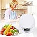 TopYart 5Kg x 1g Digital Electronic Kitchen Food Scale, LCD Display, White