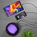 Alarm Clock Radio - Digital Clock with Dual Alarms, AM/FM Radio, Dual USB Charging Ports, 7-Color Night Lights, Bluetooth, Dimmer for Kids, Heavy Sleepers, Bedroom, Home