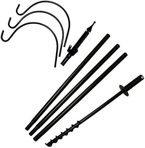 Amazon Com Erva Fp5tx Feeder Pole Set With 3 Hangers Made In
