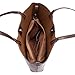 ANNA JONES Women's Designer Tote Shoulder Bags Soft PU Leather handbag Large Size Brown Colour