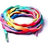 Rebel Athletic Shoelaces Rainbow