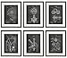 IDIOPIX Bicycle Bike Patent Art Prints No.1 Home Decor Wall Art Set of 6 UNFRAMED