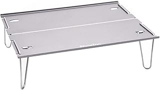 didatecar Klapptisch Campingtisch Portable Campingtisch Klapptisch Gartentisch Klappbar Tisch Tragbarer Wandertisch Tischplatte Leichter Mini-Schreibtisch Für Trekking Rucksacktouren Im Freien