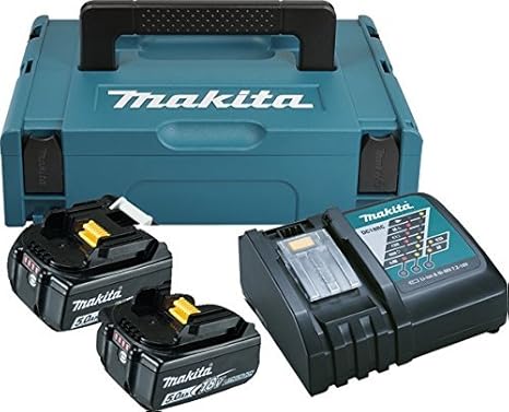 Makita 197624-2 Power Source Kit 18V 5 Ah Schwarz