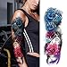 Kotbs 24 Sheets Full Arm Temporary Tattoo, Large Arm Sleeve Tattoo Waterproof Temporary Tattoos for Women Men Body Art Tattoo Sticker Fake Tattoo