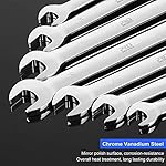 PROSTORMER-14-Piece-Ratcheting-Wrench-Set-6-19mm-Chrome-Vanadium-Steel-Ratchet-Wrenches-Metric-Combination-Ended-Spanner-Kit-with-Storage-Case