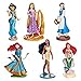 NEW! Disney Princess Cake Toppers- 6 pieces - PLUS FREE BONUS Princess Tea Party Cookbook!