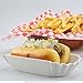 Emmner Disposable Paper Food Tray for Carnivals, Fairs, Festivals, and Picnics. Holds Nachos, Fries, Hot Corn Dogs, chicken wings, mozzarella stick pack of 50 8oz
