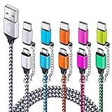 Micro USB Cable, USB C Adapter, Ailkin 5Pack Fast Charging Android Cords with Micro USB to Type C Adapter Kits for Samsung Galaxy, LG, Moto, Huawei, HTC, ZTE and Any USB Android or Type C Devices