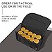 Kosibate Shotgun Shell Holder, Ammo Pouch fits for 12G 20 Gauge 10 Round, Tactical Molle Shotshell Carrier(Black)