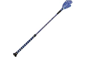Jeffers Equine Glitter Hand Bat – 20 Inch Horse Riding Crop Stick with Black Grip Handle for Equestrian Training, Jumping, Dressage, Groundwork, Barrel, Rodeo, Trail, Tack, Horse Gear - Royal Blue