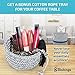 Blanket Basket Living Room – Large Woven Basket for Blankets Living Room Rope Basket Toy Basket – Blanket Storage For Living Room, Laundry, Toys, Pillows, Household Items