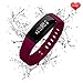 Fitness Tracker Heart Rate Monitor Blood Pressure Bracelet Sedentary Reminding Sleep Management Alarm SNS Call Reminder Pedometer Sport Activity Healthy Wristband with OLED Touch