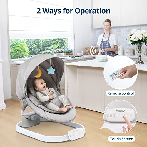 Bioby Baby Swing for Infants with 5 Speed Unique UShaped Motions