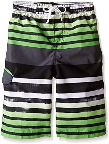 Kanu Surf Boys' Reflection Stripe Swim Trunk