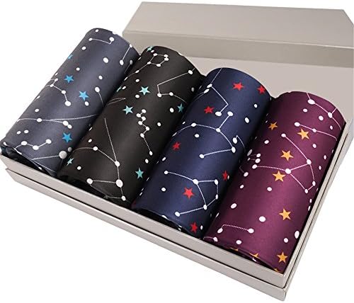 Srueir Men Boxer Briefs Underwear 4 Pack Comfortable U Convex Pouch Underpants Plus Size XL -4XL (XL)