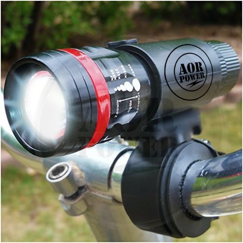 image for AOR Power® Bright LED Bicycle Lights- Tools-free Installation in Seco