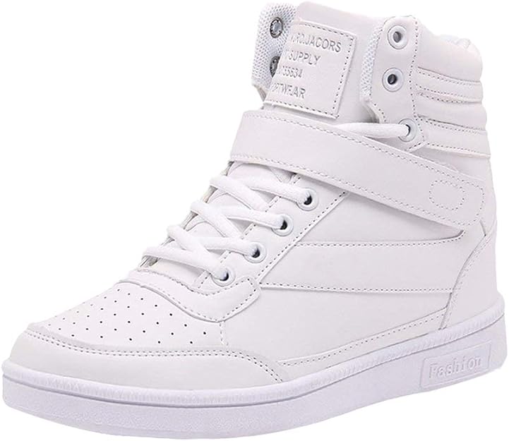 Chaussures Femmes Chaussures à Lacets Baskets Mode Talon Compensé