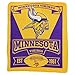 The Northwest Company NFL Marquee Logo Lightweight Fleece Blanket (Minnesota Vikings)