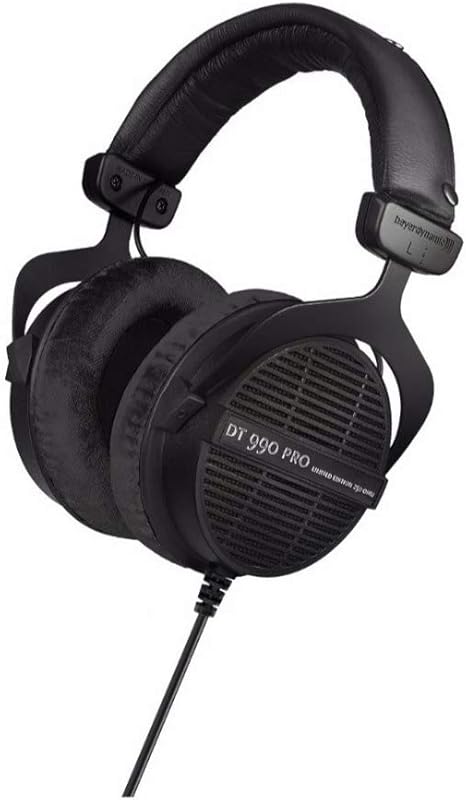 Amazon Beyerdynamic Dt 990 Pro Studio 250 Ohm ヘッドホン ニンジャブラック 限定版 追加のイヤーパッドセット シルバー バンドル ベイヤーダイナミック 家電 カメラ