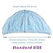 [2 Pack] Baby Mosquito Nets for Strollers, Carriers, Car Seats, Cradles, Fits Most PacknPlays, Cribs, Bassinets & Playpens, Soft Durable Insect Shield Netting, Babies Fly Screen Protection (Blue)