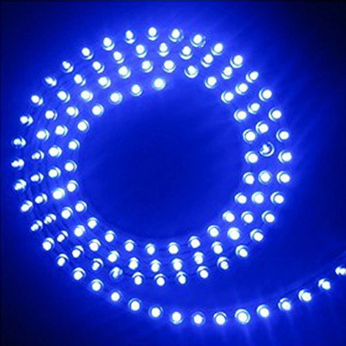4pcs Car LED Strip Light Waterproof Car Motors Truck Flexible LED Strip Lights, DC 12V (Blue)