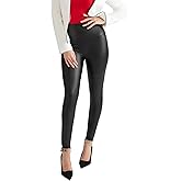 Yummie Womens Faux Leather Shaping Legging