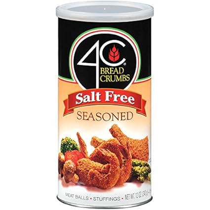 Amazon Com 4c Salt Free Seasoned Bread Crumbs 12 Oz Pack Of 3 4c salt free seasoned bread crumbs 12 oz pack of 3