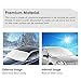 Windshield Sun Shade With 2 Ears For Maximum UV And Sun Protection -Foldable Sunshade For Car Windshield Will Keep Your Car Cooler- Easy To Use Windshield Sunshade 62''x33.5''