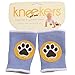 Ah Goo Baby Kneekers Baby Knee Pads for Crawling, Unisex, Paws Periwinkle Pattern, for Chunky Legs