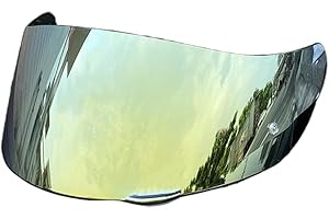 ZQIYDYP K1 Motorcycle Helmet Shield for K1, K1S, K3SV, K5, K5S, Replacement Helmet Visor for K5 (Gold)