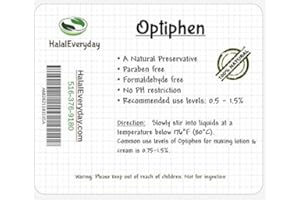 HALALEVERYDAY Oil Soluble Natural Preservative (Optiphen) - 4 Oz - Broad Spectrum- Paraben-Free - Formaldehyde Free - Great for Making soap, Lotion, Cream, Lip Balm etc.