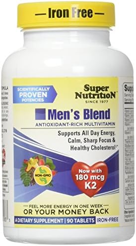 SuperNutrition Men's Blend Iron-Free, 90 Count