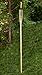 Kaya Collection Bamboo Tiki Torches - 12 Pack - Metal Oil Canister - Reinforced With Metal Ring - 5 ft High, 20oz. Capacity - Sharp Speared Bottom
