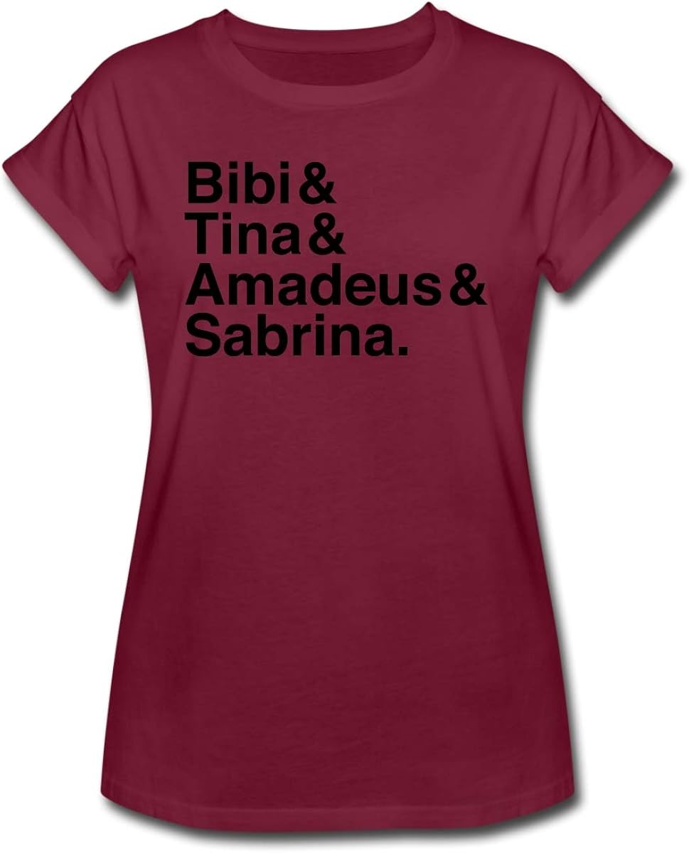 Bibi & Tina T-Shirt Für Frauen – Typographie-Design, 100% Baumwolle