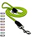 Pawtitas 6FT Training Dog Leash - Durable Medium Rope Leash for Dogs - Heavy Duty Rope Lead - Green