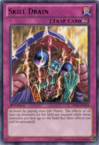 Yu-Gi-Oh! - Skill Drain (BP01-EN053) - Battle Pack: Epic Dawn - 1st Edition - Rare