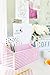 Blu Monaco Pink Desk Mail Organizer - 3 Compartment Cubicle Desktop Caddy - Pink Metal