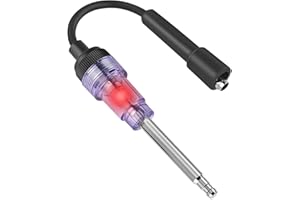 Ywdiml Car Inline Spark Plug Tester, Vehicles Straight Boot Engine Ignition Coil Tester, Small Armature Diagnostic Detector Internal External Engine Checker for Automotive Motorcycle