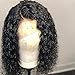 RULINDA Short Curly Wig Human Hair Brazilian Lace Front Human Hair Wigs With Baby Hair Pre Plucked Bleached Knots (10inch)