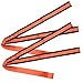 JCHL Lifting and Moving Straps 2-Person for Furniture, Appliances, Mattresses Up to 800 lbs Capacity Lifting Carry Rope Orange