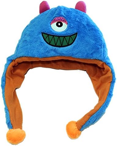 Crazy Kismet Kids Fuzzy and Fun Cold Weather (One Eye Blue With Green Lips)