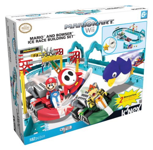 Nintendo Mario and Bowsers Ice Race Building Set, 182 Piece