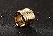 MEALGUET Gold Plated Stainless Steel 10 Multi Plain Bands Interlocked Stacked Ring for Women, Wide Statement Rings