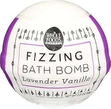 Amazon Com Whole Foods Market Lavender Vanilla Fizzing Bath Bomb