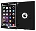 iPad Air 2 Case, rooCASE ORB 360 VersaTough Full-body Rugged Hybrid Protective Case Dual Layer Impact Resistant Bumper Cover with Built-in Screen Protector, Black (will NOT fit New iPad 2017)