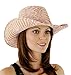 Greatlookz Fashion Glitter Sequin Trim Cowboy Hat for Ladies