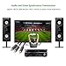 Ugreen 3RCA Male to 3RCA Male Stereo Audio Video Cable RG59 Gold Plated for Connecting Your VCR, DVD, HD-TV, and Other Home Theater Audio/Video Equipment ,15ft/5m