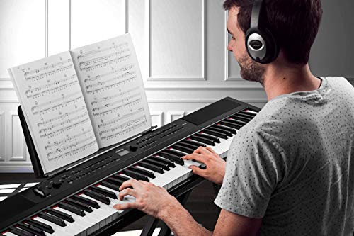 Artesia PE-88 | 88 Key Digital Piano with Semi Weighted Action & Built In Speakers + 130 Premium 3D/3 Layer Voices & 100 Rhythms Fully Orchestrated + Power Supply + Sustain Pedal + Teaching Software