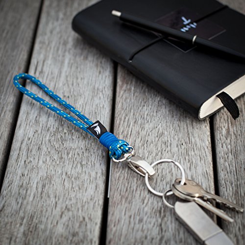 Wind Passion Nautical key chain Nautical gift Marine rope accessories key holder Nautical keychain (Blue lagoon)